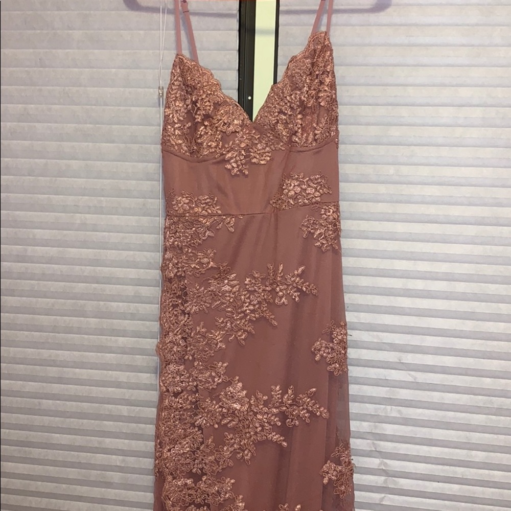 Rose Gold Prom Dress !